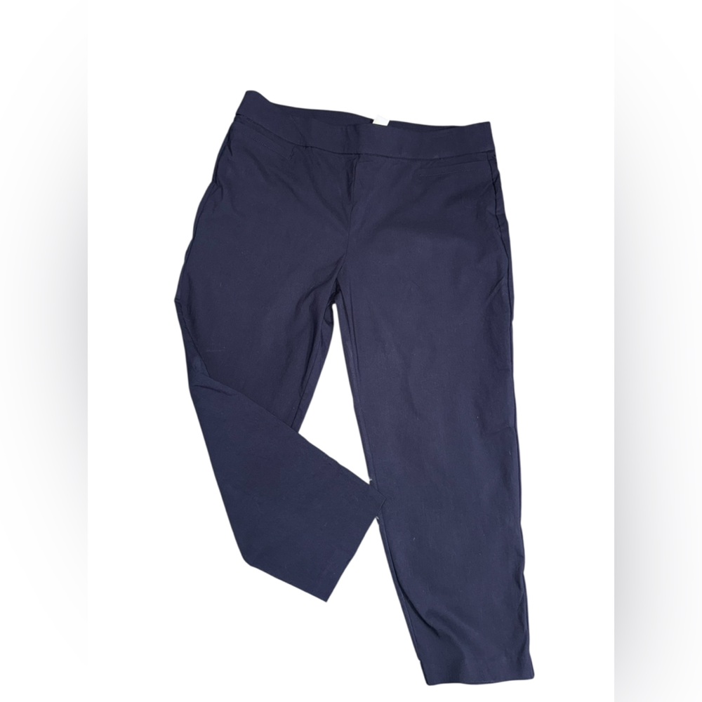Alfred Dunner Navy Capris